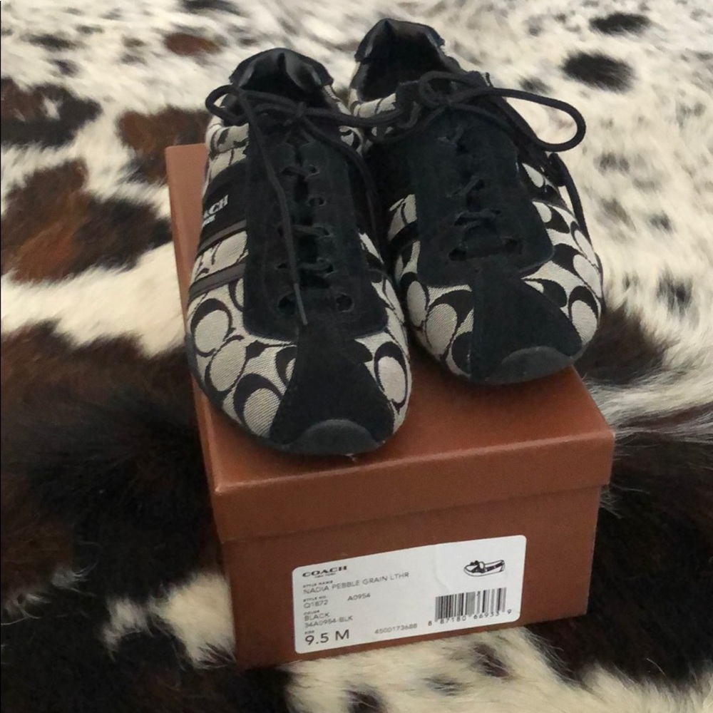 Black Coach Sneakers